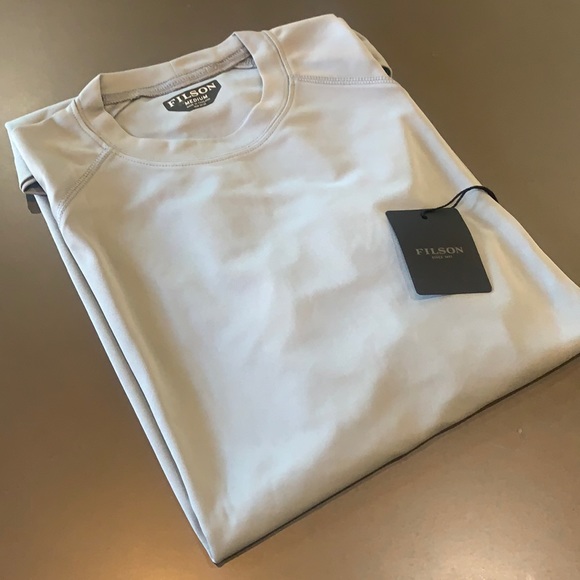 C.C. Filson Long Sleeve Barrier T-Shirt , NEW , StormGray - Picture 1 of 6